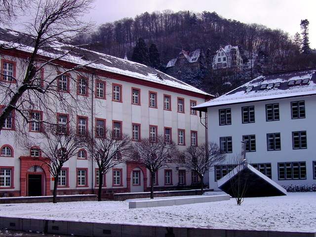 Neue Universität Heidelberg im Winter